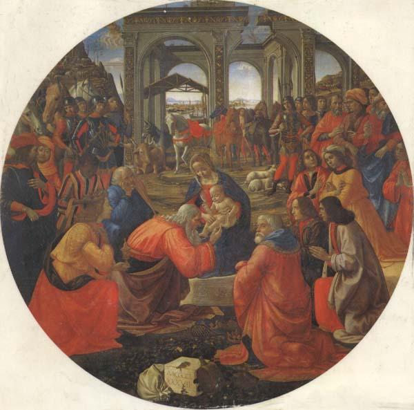 Domenico Ghirlandaio The Adoration of the Magi oil painting image